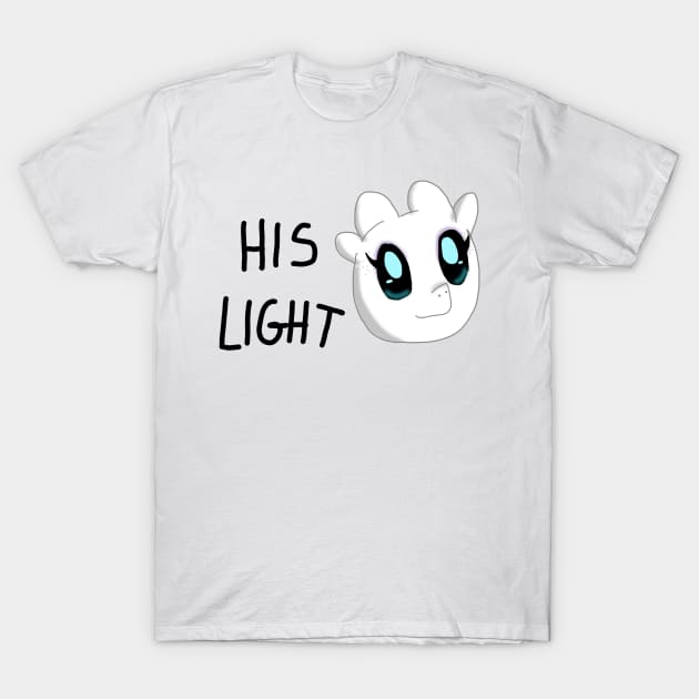 His Light T-Shirt by EeveelutionLova